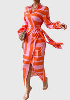 Everly Collection | Plus Size Wrap Dress with Adjustable Fit | Flattering Midi Style for Effortless Elegance 1