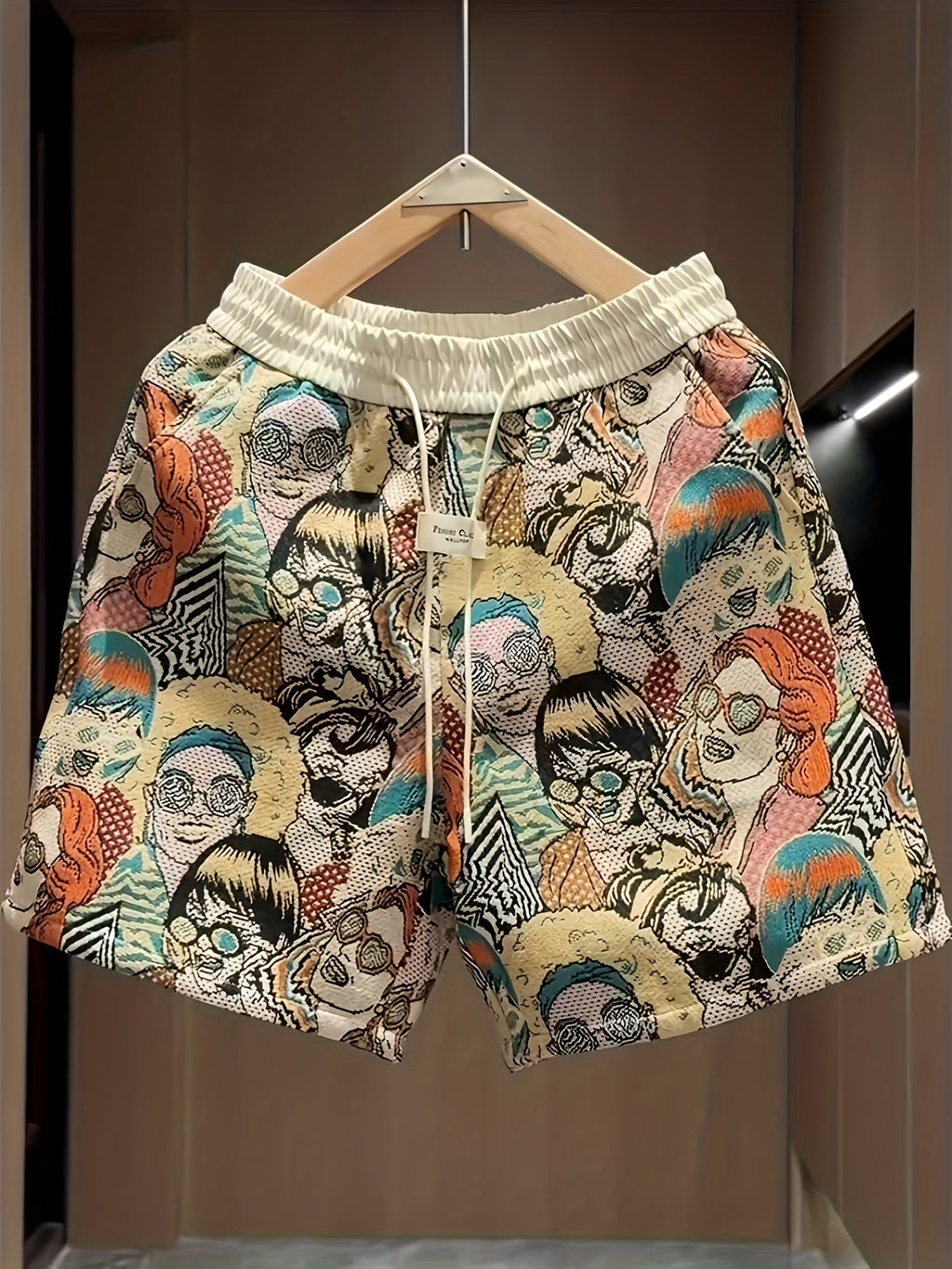 Men's Graphic-Print Shorts | Relaxed Elastic Waist