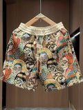 Men's Graphic-Print Shorts | Relaxed Elastic Waist