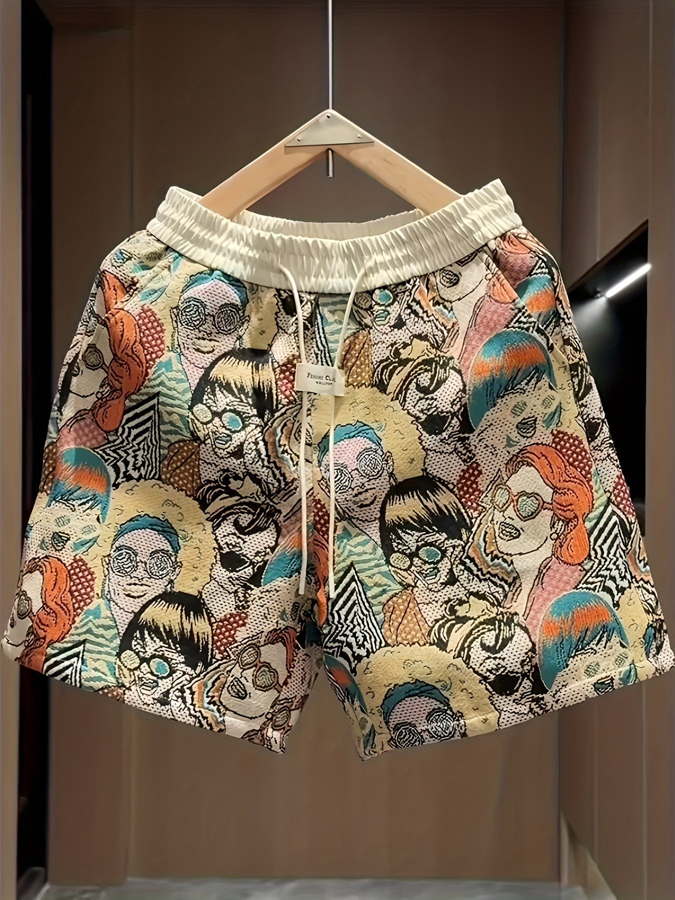 Men's Graphic-Print Shorts | Relaxed Elastic Waist