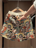 Men's Graphic-Print Shorts | Relaxed Elastic Waist