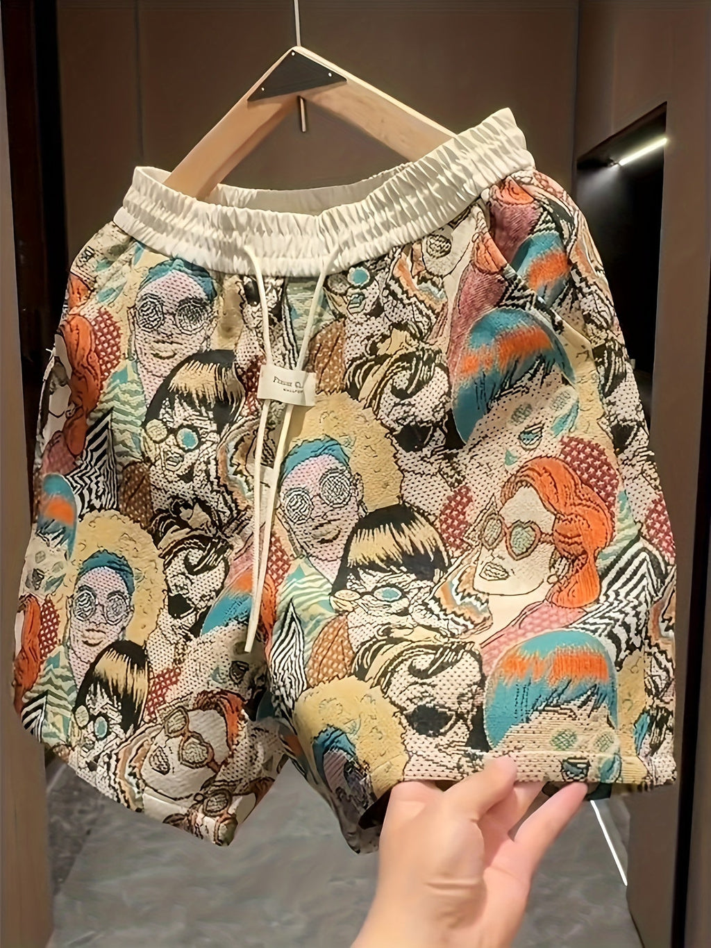 Men's Graphic-Print Shorts | Relaxed Elastic Waist