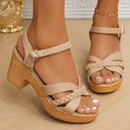 Halle Collection | Women's Sandals with Supportive Mid-Heel | Elegant Design for All-Day Comfort 1