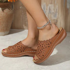 Isla Collection | Women's Sandals with Cushioned Insole | Floral Design for All-Day Comfort 1