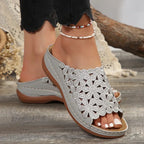 Isla Collection | Women's Sandals with Cushioned Insole | Floral Design for All-Day Comfort 3