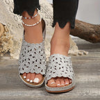 Isla Collection | Women's Sandals with Cushioned Insole | Floral Design for All-Day Comfort 6
