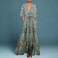 Jill Collection | Floral Maxi Dress with Flattering Fit | Elegant Long Dress for Effortless Style