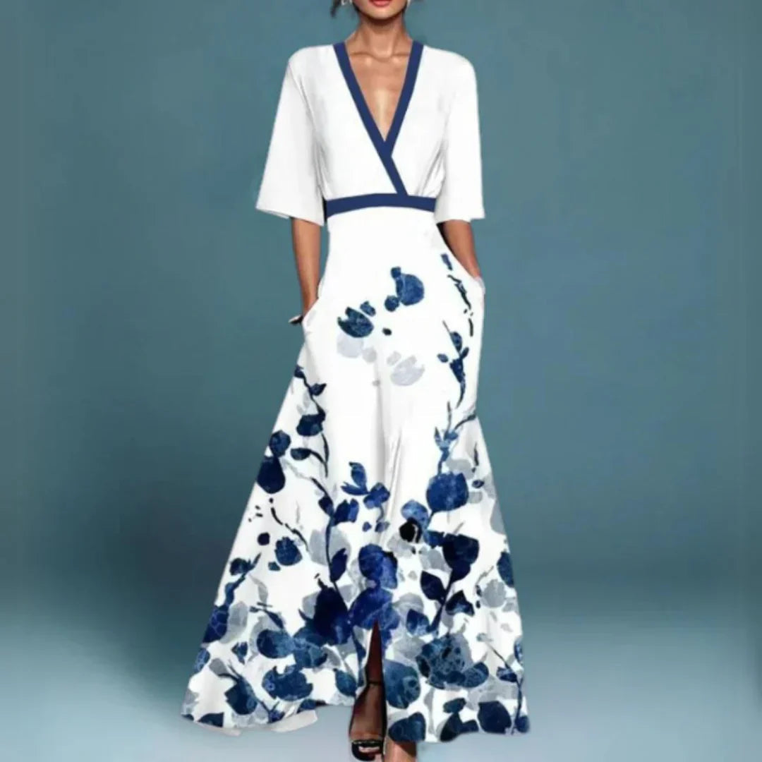 Jill Collection | Floral Maxi Dress with Flattering Fit | Elegant Long Dress for Effortless Style
