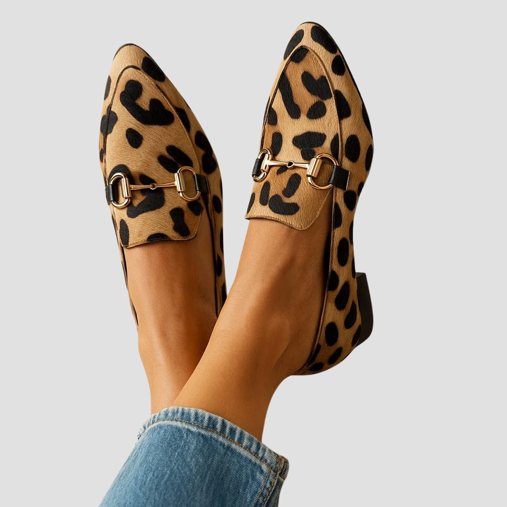 Judith Collection | Women's Black Loafers with Cushioned Insole | Elegant Comfort for All-Day Wear 0