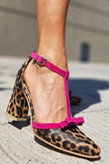 Leontina | Women's Sandals with High Stiletto Heel & Bold Leopard Print for Daring Style 0