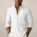 Men's Linen Shirt | Long-Sleeve Lightweight Relaxed Fit