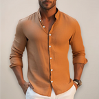 Men's Linen Shirt | Long-Sleeve Lightweight Relaxed Fit