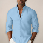 Men's Linen Shirt | Long-Sleeve Lightweight Relaxed Fit