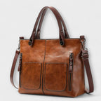 Lora Collection | Leather Tote Bag with Spacious Design | Versatile Style for Any Occasion 0