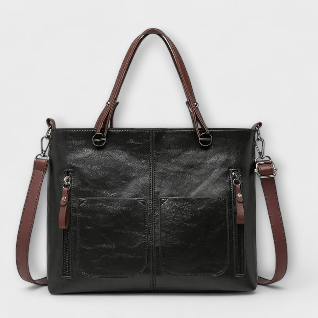 Lora Collection | Leather Tote Bag with Spacious Design | Versatile Style for Any Occasion 1