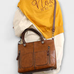 Lora Collection | Leather Tote Bag with Spacious Design | Versatile Style for Any Occasion 4