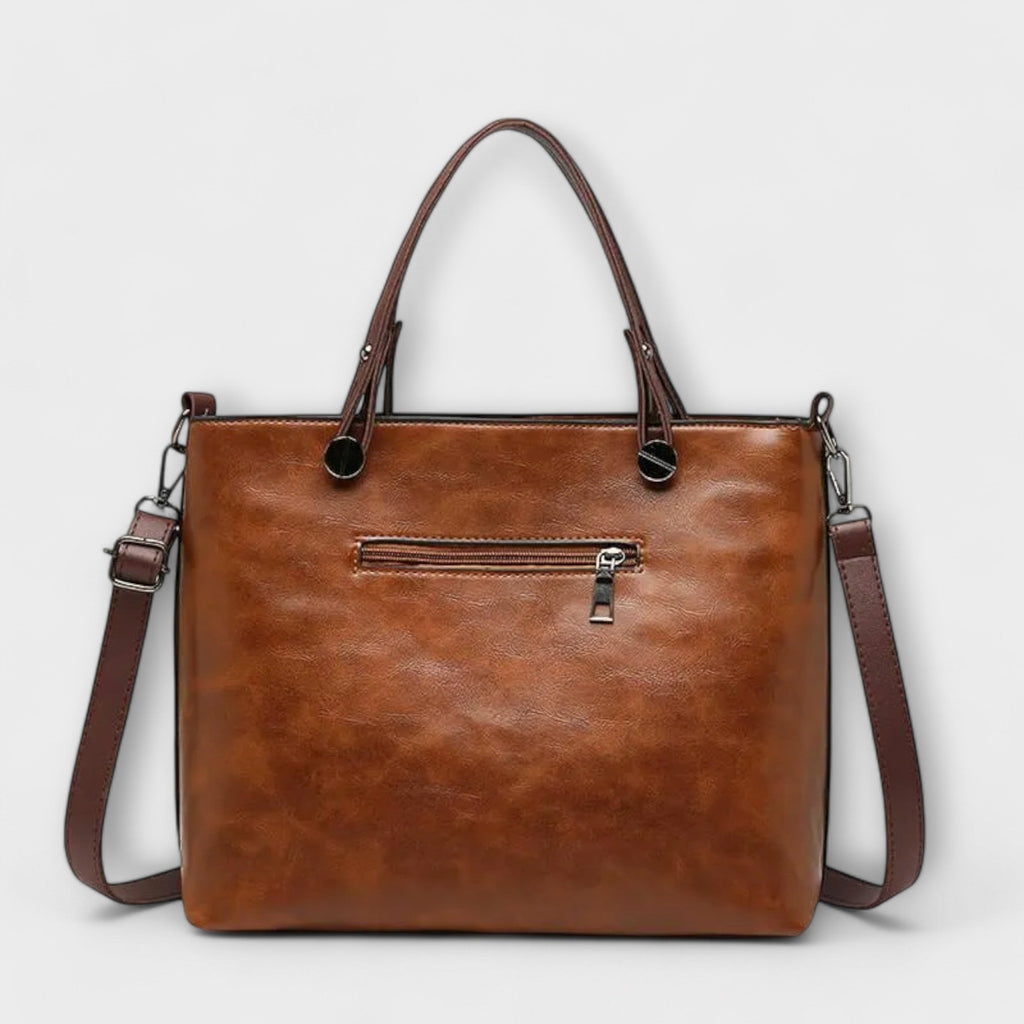 Lora Collection | Leather Tote Bag with Spacious Design | Versatile Style for Any Occasion 6