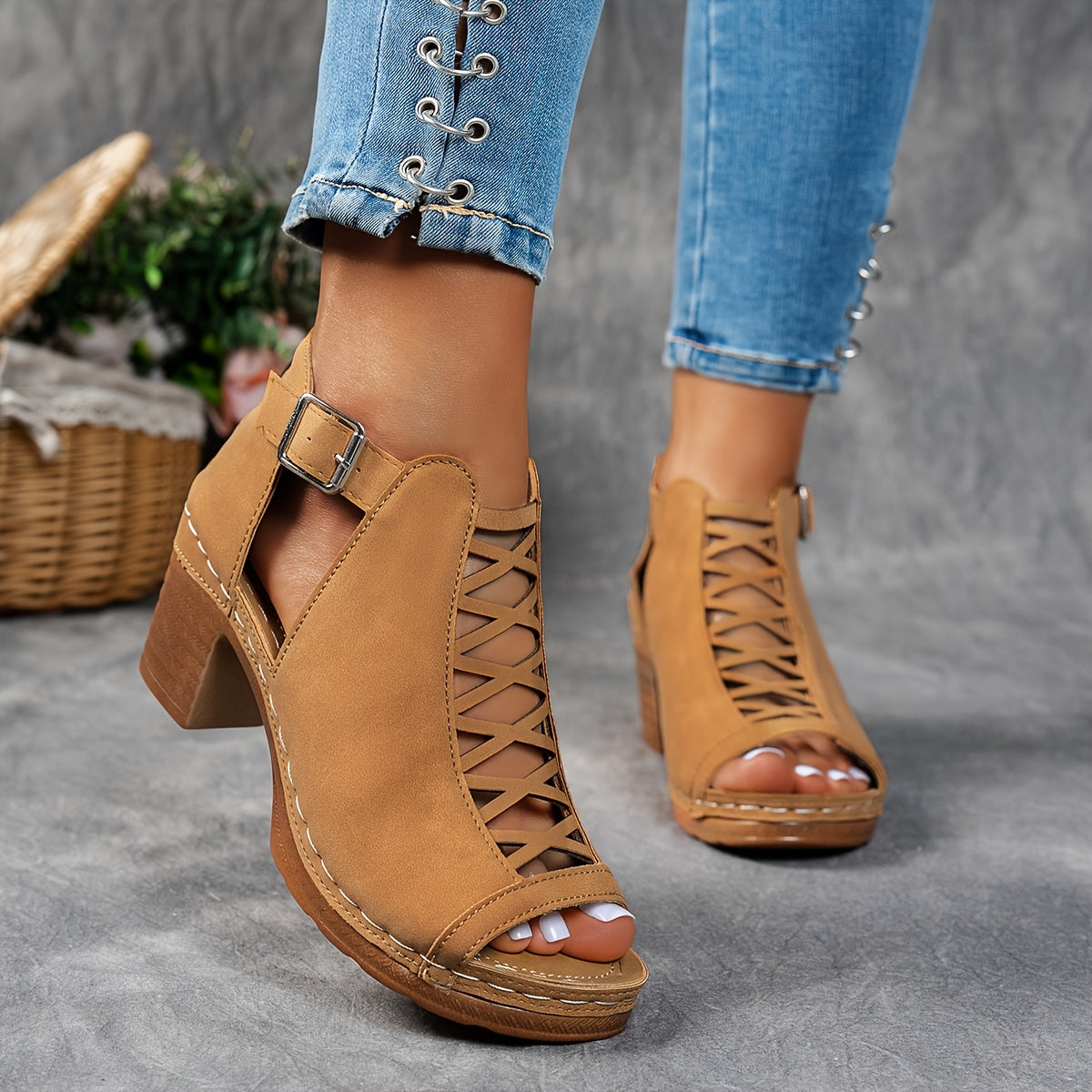 Lotus Collection | Women's Sandals with Adjustable Straps & Cushioned Footbed | Modern Comfort for All-Day Wear 5