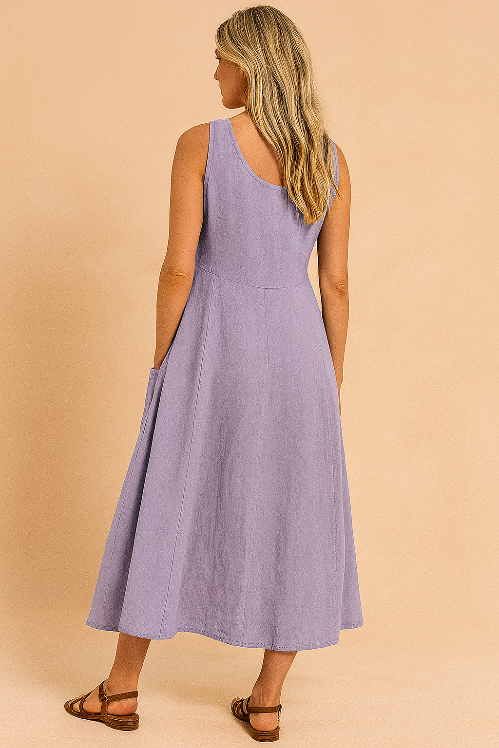 Lucy | Long Sleeve Floral Maxi Dress with Pockets for Women 5