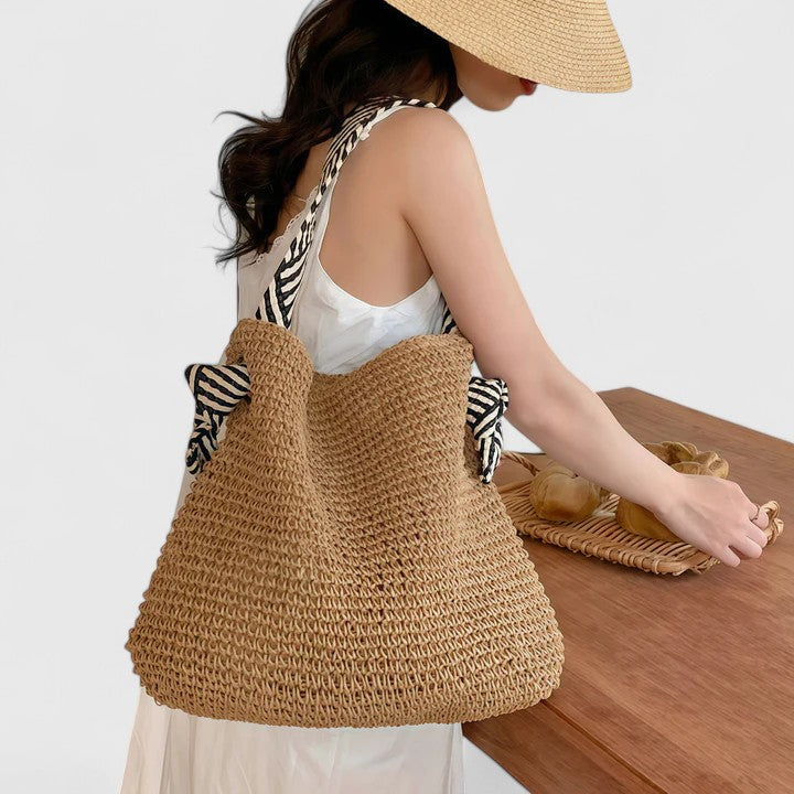 Lyra Collection | Handbag Tote Bag with Handwoven Design & Statement Straps | Versatile Accessory for Stylish Outings 2