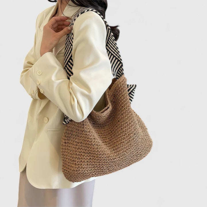 Lyra Collection | Handbag Tote Bag with Handwoven Design & Statement Straps | Versatile Accessory for Stylish Outings 3