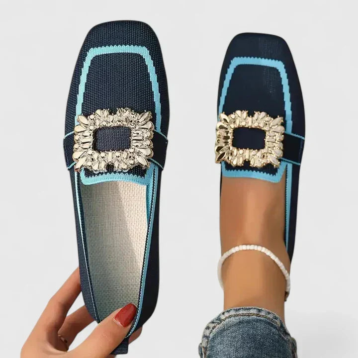 Maylora | Women's Black Loafers with Cushioned Footbed | Elegant Design for All-Day Comfort 1