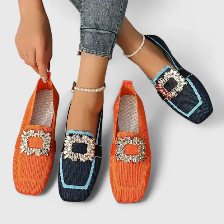 Maylora | Women's Black Loafers with Cushioned Footbed | Elegant Design for All-Day Comfort 2