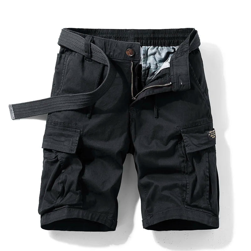 Men's Cargo Shorts | Braided Drawstring, Multi-Pocket