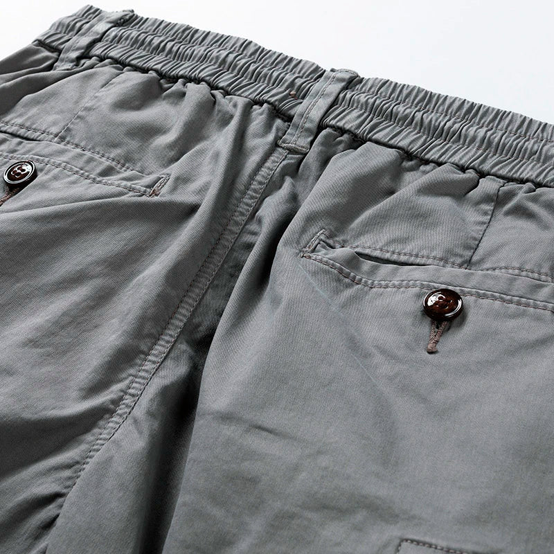 Men's Cargo Shorts | Braided Drawstring, Multi-Pocket