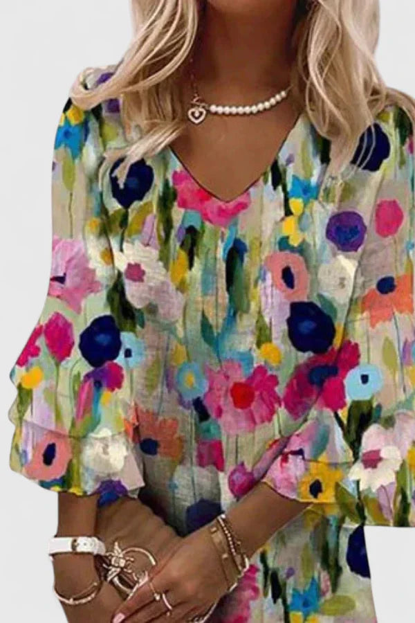 Mia | Elegant Floral Summer Dress for Wedding Guests 2