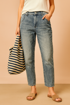 Milena | Women's Tapered Loose-Fit Black Pants for Casual Style 0