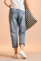 Milena | Women's Tapered Loose-Fit Black Pants for Casual Style 1