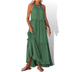 Monica Collection | Women's Maxi Dress with Breathable Fabric | Elegant White Dress for Any Occasion 1
