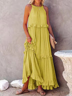 Monica Collection | Women's Maxi Dress with Breathable Fabric | Elegant White Dress for Any Occasion 3