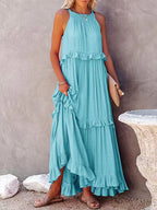 Monica Collection | Women's Maxi Dress with Breathable Fabric | Elegant White Dress for Any Occasion 5