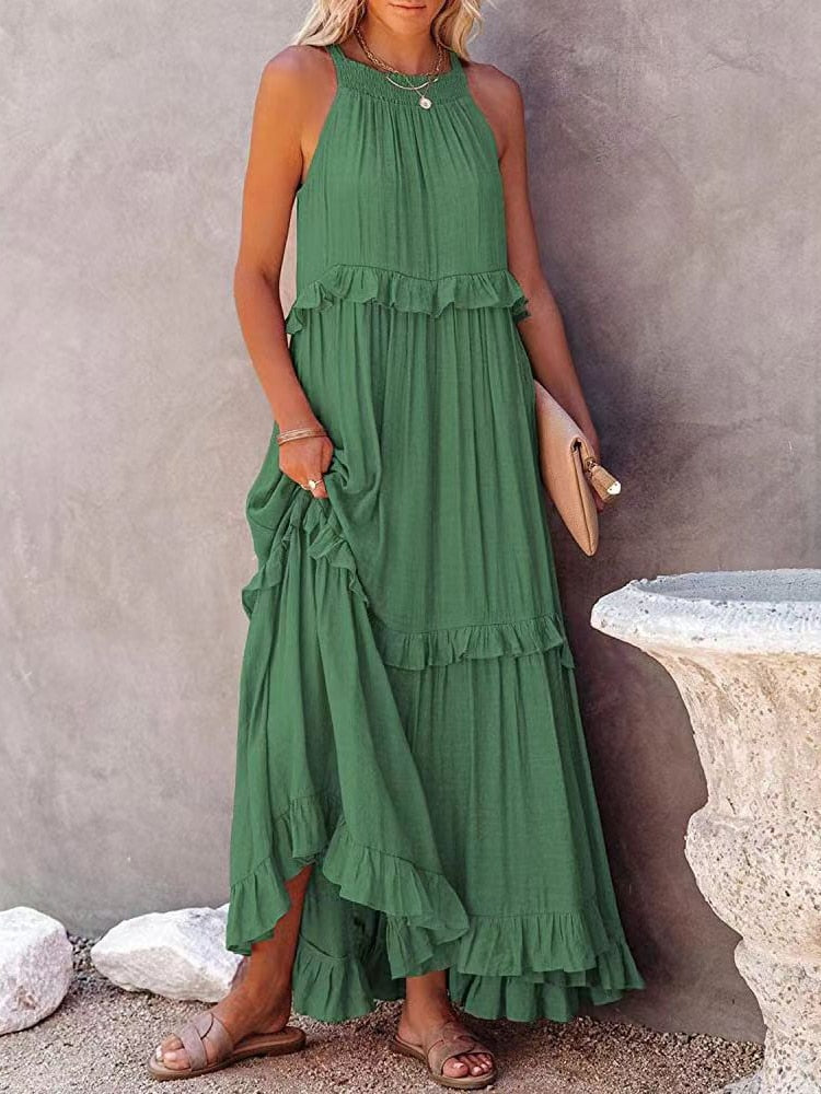 Monica Collection | Women's Maxi Dress with Breathable Fabric | Elegant White Dress for Any Occasion 6