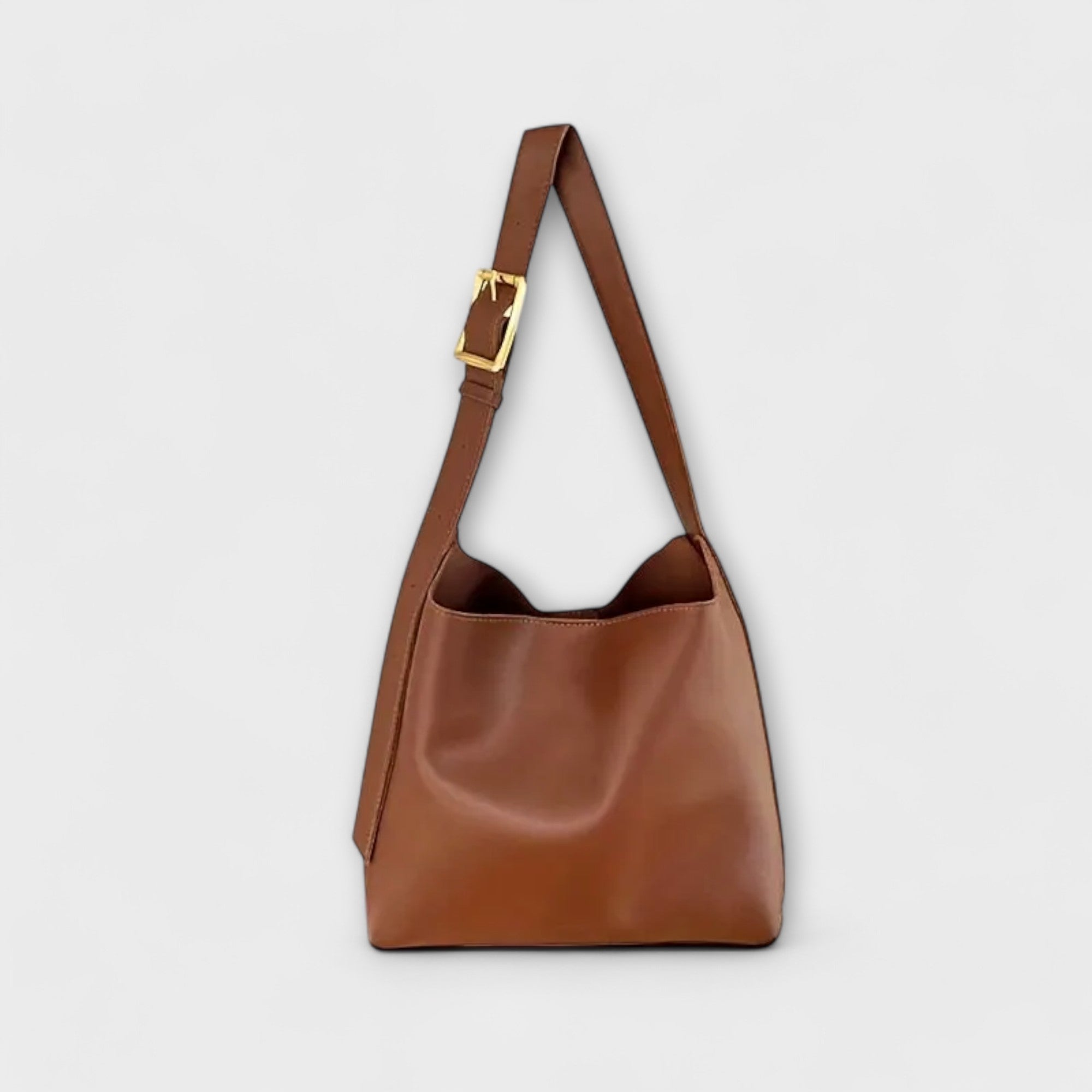 Olivia Collection | Black Shoulder Bag with Wide Strap | Elegant Design for Everyday Use 0