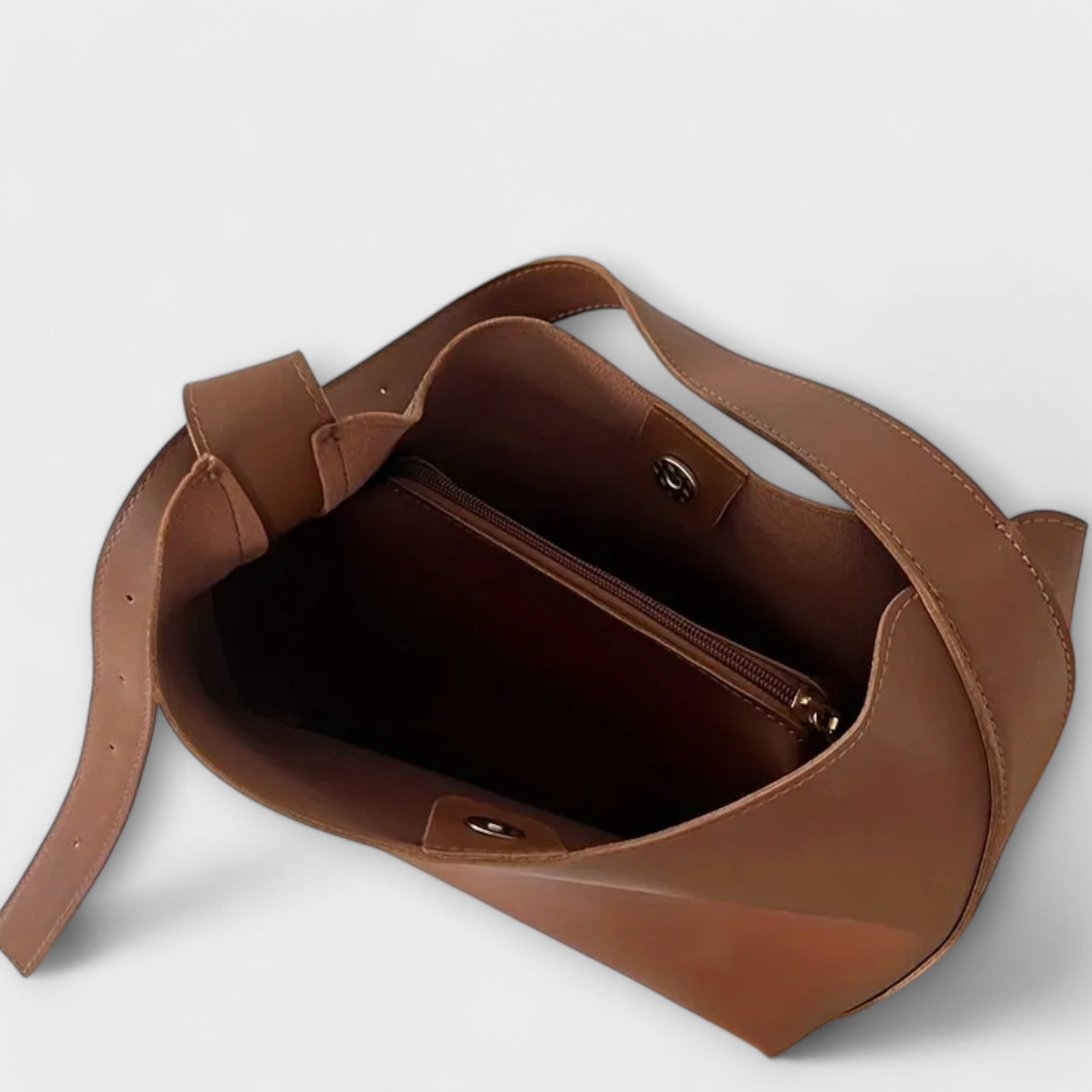 Olivia Collection | Black Shoulder Bag with Wide Strap | Elegant Design for Everyday Use 4