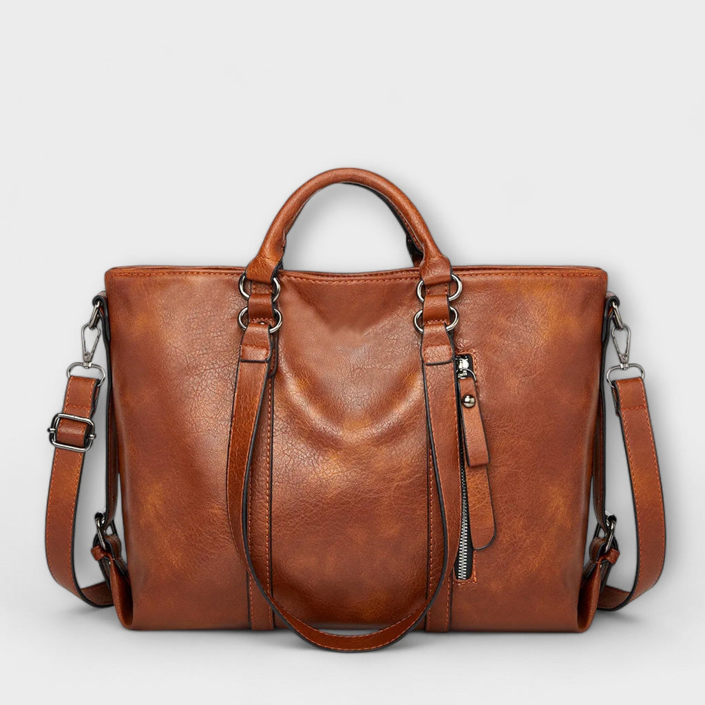 Olivia Collection | Large Leather Tote Bag with Elegant Design | Versatile Storage for Everyday Use 0