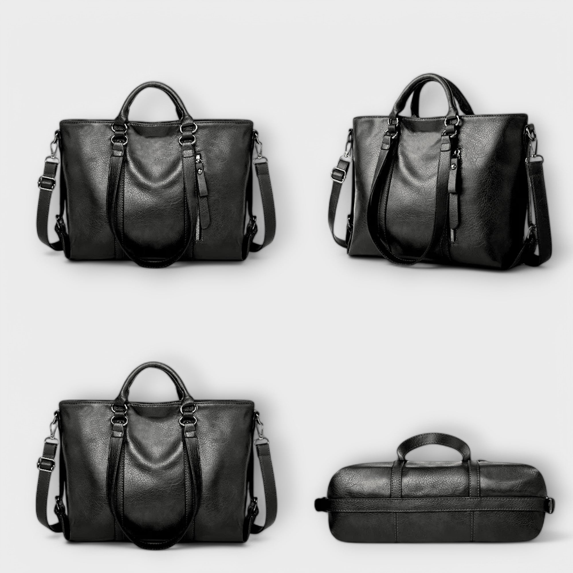 Olivia Collection | Large Leather Tote Bag with Elegant Design | Versatile Storage for Everyday Use 4