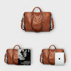 Olivia Collection | Large Leather Tote Bag with Elegant Design | Versatile Storage for Everyday Use 5