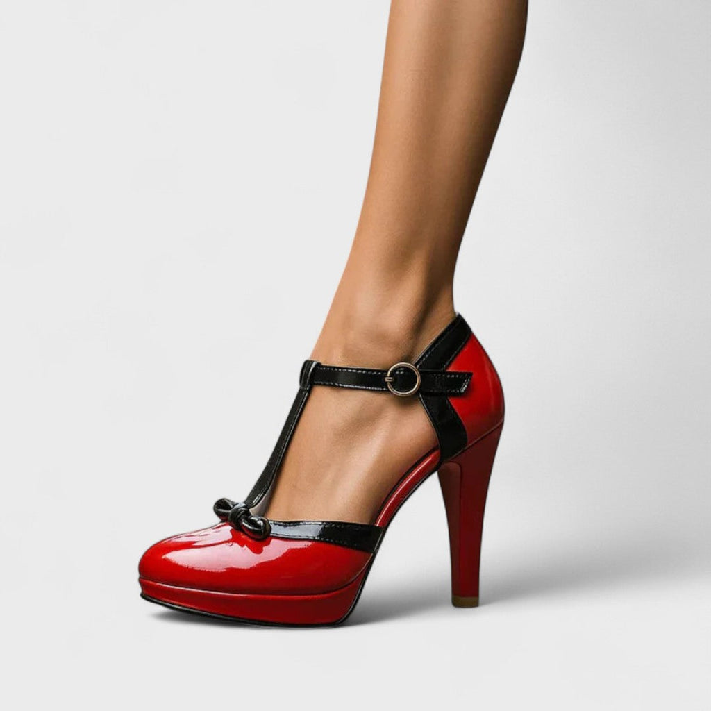 Oriah Collection | Women's Black Heels with Padded Insole | Elegant Comfort for All-Day Wear 4