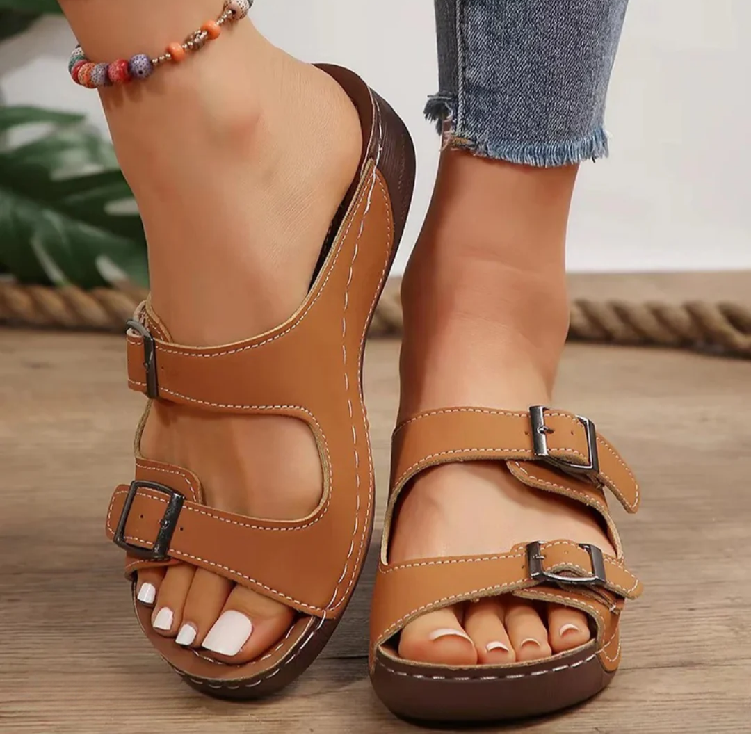 Petra Collection | Women's Sandals with Orthopedic Support & Adjustable Straps | Elegant Comfort for All-Day Wear 1