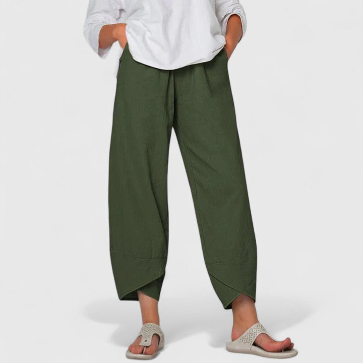 Prism Collection | Elegant Wide Leg Pants with Vintage Prints | Comfortable Fit for Effortless Style 3