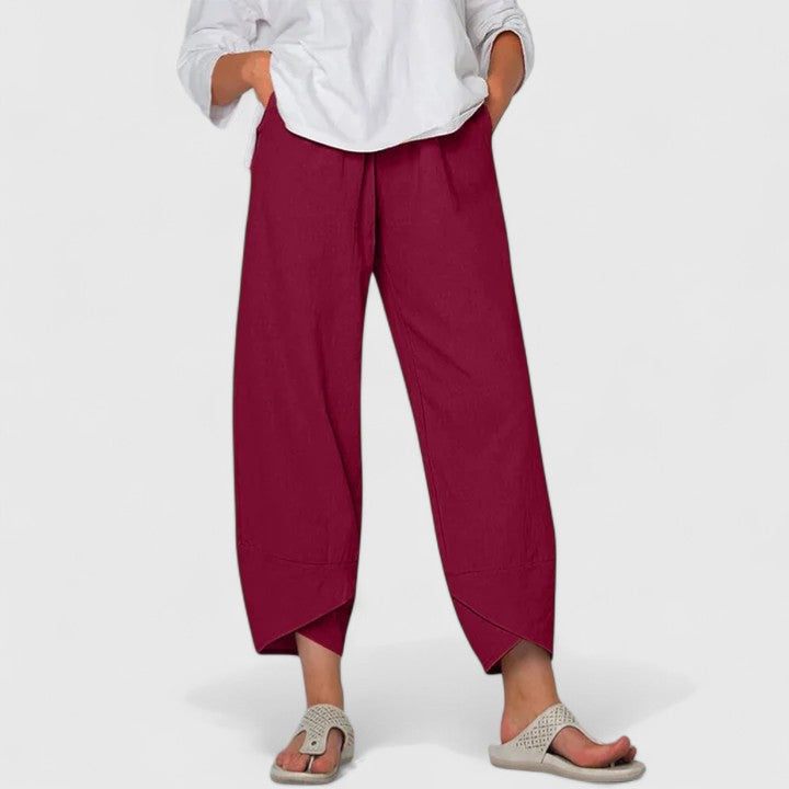 Prism Collection | Elegant Wide Leg Pants with Vintage Prints | Comfortable Fit for Effortless Style 4