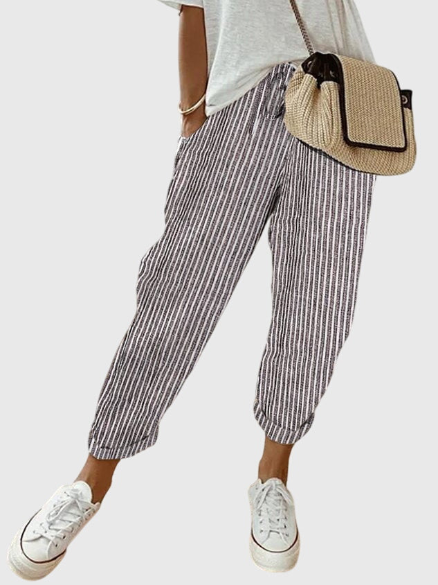 Reina | Women's Pants with High Waist & Pockets | Elegant Style for All-Day Comfort 4