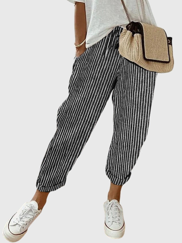 Reina | Women's Pants with High Waist & Pockets | Elegant Style for All-Day Comfort 7