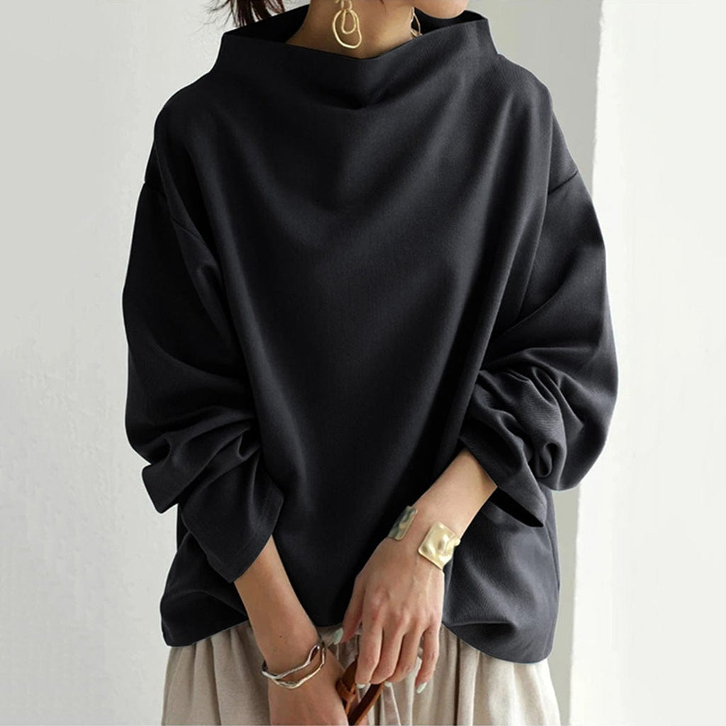 Renli Collection | Women's Top with High Neck Design | Elegant Blouse for Effortless Style 1