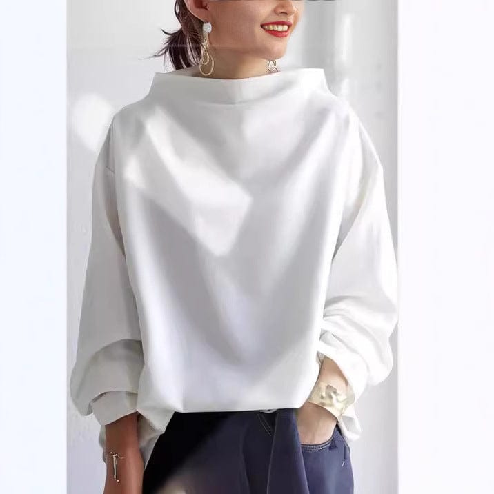 Renli Collection | Women's Top with High Neck Design | Elegant Blouse for Effortless Style 3