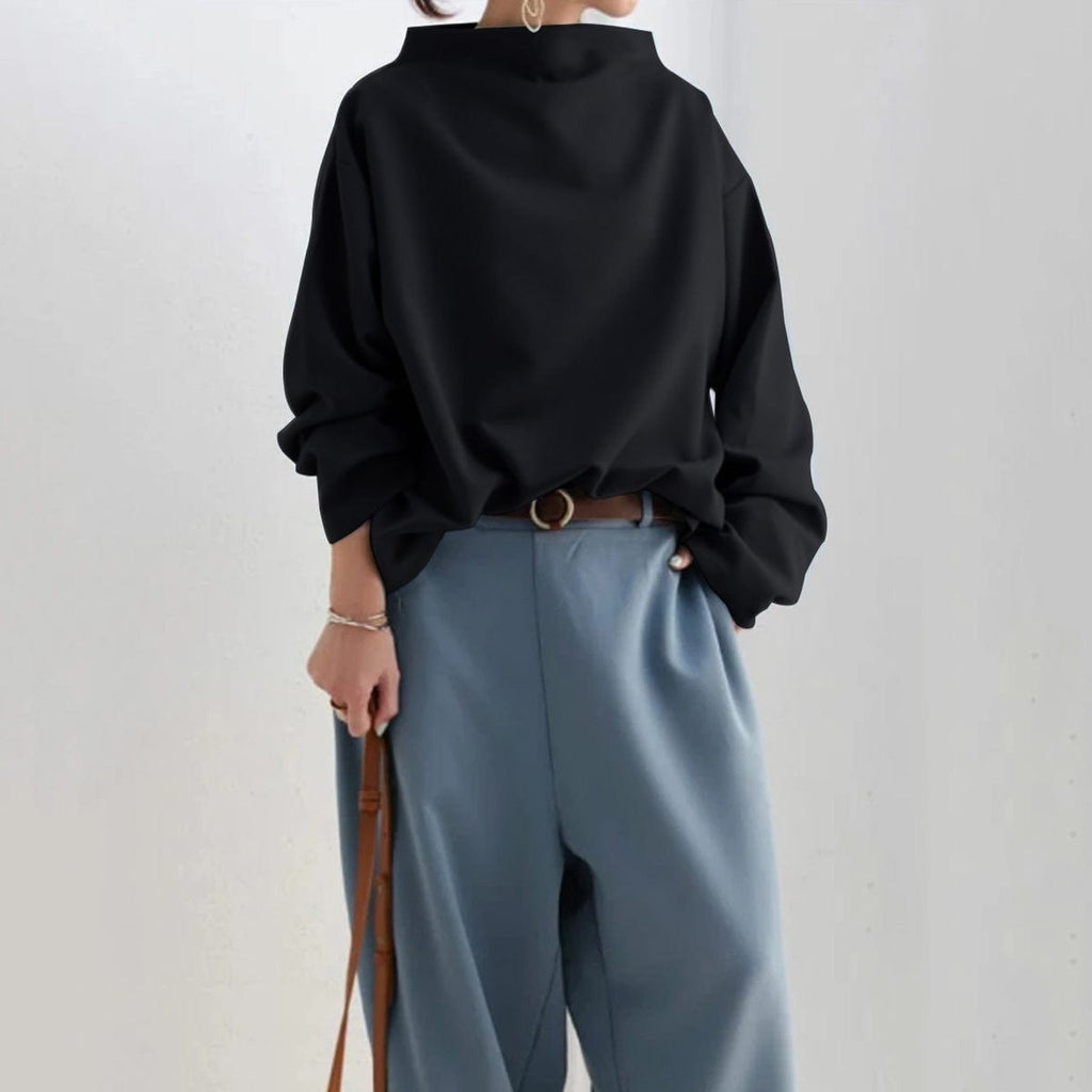 Renli Collection | Women's Top with High Neck Design | Elegant Blouse for Effortless Style 6